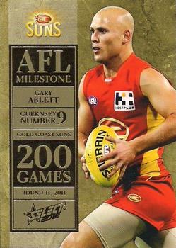2012 Select AFL Champions - Milestone Game Foils #MG35 Gary Ablett Jr. Front